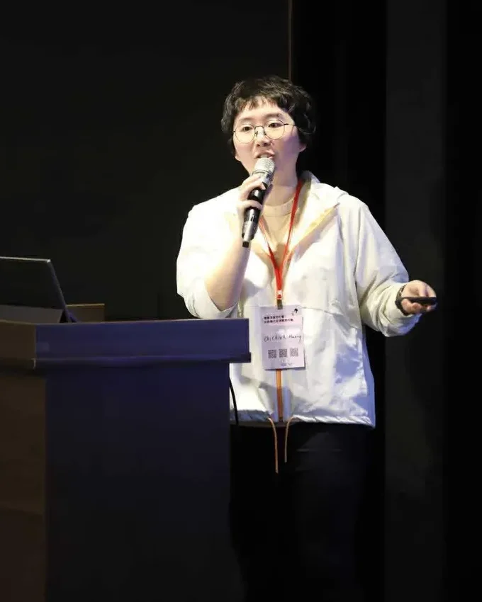 黃琪婕在 WiDS Taiwan 2026 台上演講
